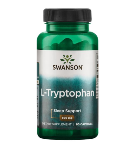 L-TRYPTOFAN 500MG 60 KASUŁEK SWANSON
