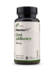 OCET JABŁKOWY (400 mg) BEZGLUTENOWY 90 KAPSUŁEK - PHARMOVIT