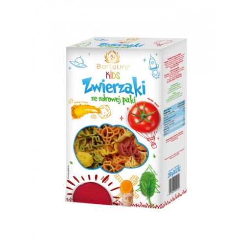 Makaron pszenny durum Zwierzaki 250g Bartolini-581