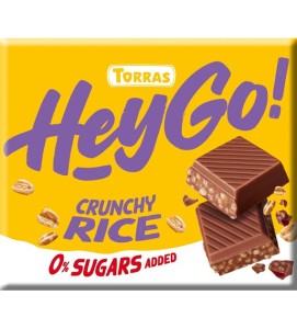 CZEKOLADA MLECZNA CRUNCHY Z CHRUPIĄCYM RYŻEM HEY 60G TORRAS