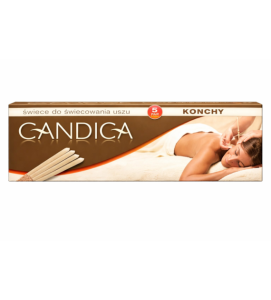 KONCHY DO ŚWIECOWANIA USZU CANDICA 5 PAR AURA HERBALS