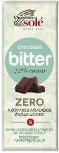 Czekolada gorzka 72% KETO bez dodatku cukru 25g SOLE