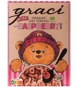 KÓŁECZKA OWSIANE PEŁNOZIARNISTE MALINOWE BIO 300G GRACI