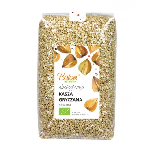 Kasza gryczana niepalona BIO 1kg Batom-563