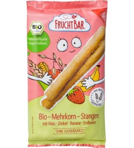 PALUCHY WIELOZBOŻOWE TRUSKAWKOWO-BANANOWE PO 8 MIESIĄCU BIO 30G FRUCHT BAR