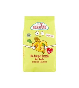 PRECELKI KUKURYDZIANE MARCHEWKOWE POWYŻEJ 6 MIESIĘCY BIO 25G FRUCHT BAR
