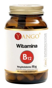 WITAMINA B12 METYLOKOBALAMINA 100 µg 90 KAPSUŁEK YANGO
