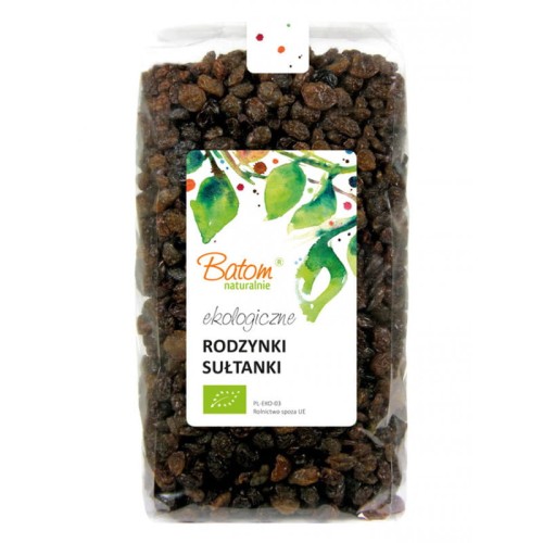 Rodzynki sułtanki BIO 1kg Batom-568