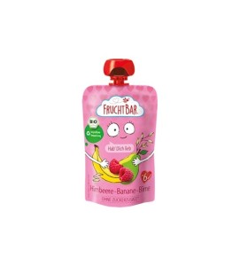 MUS MALINA BANAN GRUSZKA BIO 100G FRUCHT BAR