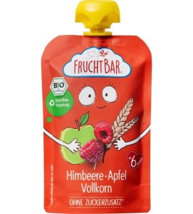 MUS MALINA JABŁKO ZBOŻA BIO 100G FRUCHT BAR