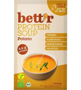 ZUPA BŁYSKAWICZNA ZIEMNIACZANA WYSOKOBIAŁKOWA WEGAŃSKA BEZGLUTENOWA BIO 30G BETTR