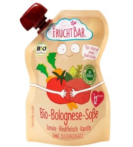 SOS BOLOGNESE DLA DZIECI PO 12 MIESIĄCU ŻYCIA BIO 190G FRUCHT BAR