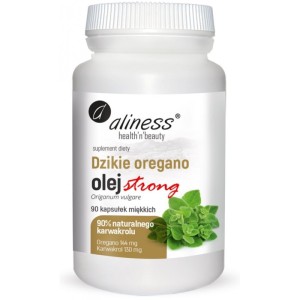 DZIKIE OREGANO OLEJ STRONG 90% KARWAKROLU 90 KAPSUŁEK ALINESS
