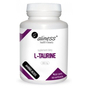 L-TAURINE 800 mg x 100 Vege KAPSUŁEK ALINESS