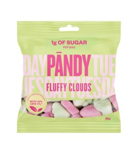 PIANKOWE ŻELKI BEZ CUKRU O SMAKU POZIOMKI I ZIELONEGO JABŁKA 50G PANDY