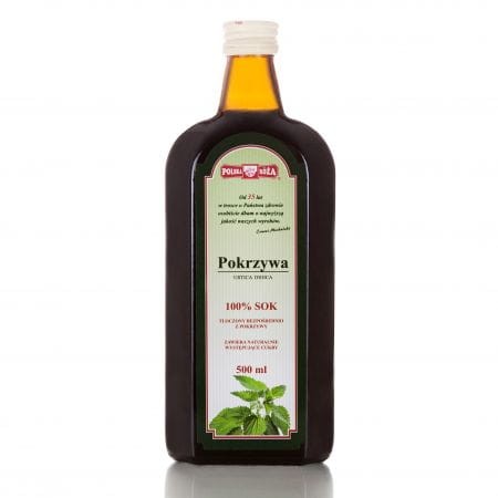 Sok 100% z pokrzywy 500ml Polska Róża-492