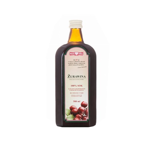 Sok 100% z żurawiny 500ml Polska Róża-491