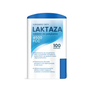 LAKTAZA TABLETKI 4500 FCC 100SZT DOMOS POLSKA