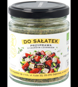 PRZYPRAWA DO SAŁATEK Z CZARNYM CZOSNKIEM BG BIO 35G PIĘĆ PRZEMIAN