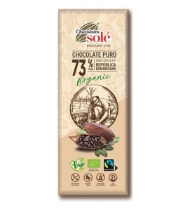 CZEKOLADA GORZKA 73% KAKAO BIO 25G SOLE