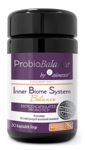PROBIOTYK INNER BIOME SYSTEM BALANCE 10MLD X 30 VEGE KASPUŁEK ALINESS