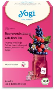 HERBATA CZARNA OWOCE JAGODOWE BIO 16X2G YOGI TEA