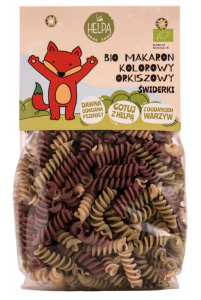 MAKARON KOLOROWY ORKISZOWY ŚWIDERKI BIO 250G HELPA