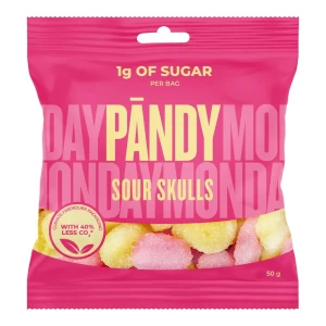 ŻELKI BŁONNIKOWE SMAKU MALINY I CYTRYNY 50G PANDY