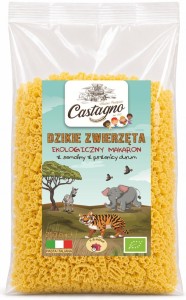 MAKARON DURUM DLA DZIECI DZIKIE ZWIERZĘTA BIO 250G CASTAGNO