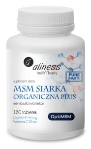 OptiMSM® SIARKA ORGANICZNA PLUS x 180 TABLETEK ALINESS