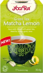 Herbata Zielona z cytryną i matchą (Matcha Lemon)  BIO (17 x 1,8g) 30,6g - Yogi Tea