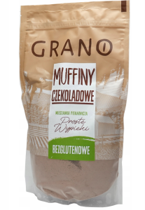 MIESZANKA NA MUFFINY CZEKOLADOWE BEZGLUTENOWE 500 g - GRANO