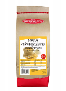 MĄKA KUKURYDZIANA PEŁNOZIARNISTA 1KG GRANO