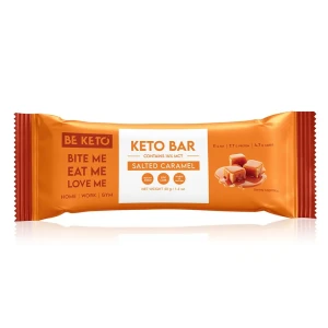 BATON KETO O SMAKU SŁONY KARMEL W CZEKOLADZIE 40G BE KETO