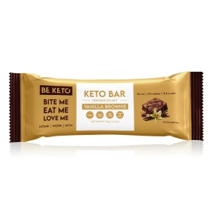 BATON KETO O SMAKU WANILIOWE BROWNIE 40G BE KETO