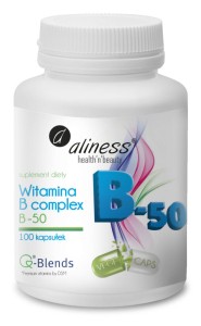WITAMINA B COMPLEX B-50 x 100 KAPSUŁEK ALINESS