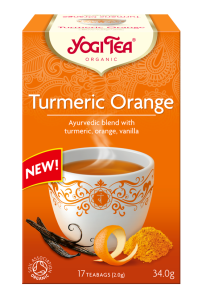 Herbata kurkuma pomarańcza (Tumeric Orange) BIO (17 x 2g) 34g - Yogi Tea