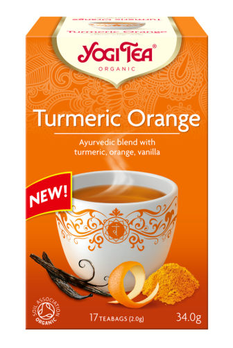 Herbata kurkuma pomarańcza (Tumeric Orange) BIO (17 x 2g) 34g - Yogi Tea-629