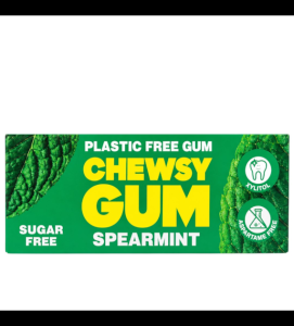 GUMA DO ŻUCIA O SMAKU MIĘTOWYM Z KSYLITOLEM 15G CHEWSY