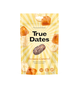 DAKTYLE O SMAKU BANANA CAARMEL BEZ CUKRU 100G TRUEDATES