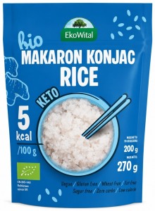 MAKARON KONJAC RICE BEZGLUTENOWY BIO 270G/ 200G EKOWITAL