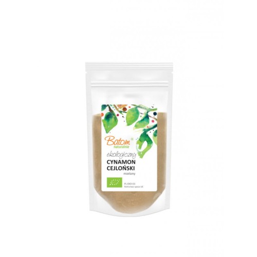 Cynamon cejloński mielony BIO 125g - Batom-659