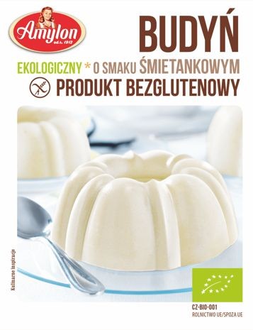 BUDYŃ ŚMIETANKOWY (BEZGLUTENOWY) BIO 40 g - AMYLON-424
