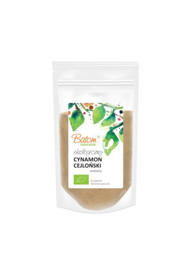 Cynamon cejloński mielony BIO 40g - Batom-717