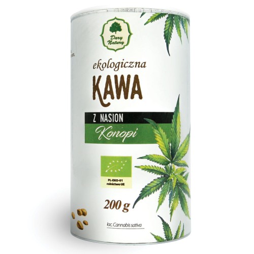 Kawa z nasion konopi  BIO 200g - Dary Natury-706