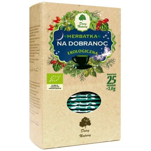 Herbatka na dobranoc BIO (25 x 2g) 50g – Dary Natury-696