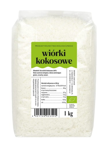 Wiórki kokosowe BIO 1kg - Batom-737
