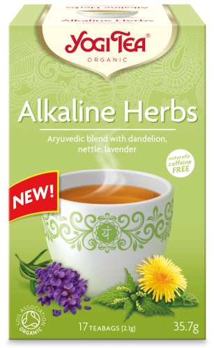 Herbata Zioła Alkaiczne (mniszek, pokrzywa, lawenda) BIO (17 x 2,1g) 35,7g - Yogi Tea-786