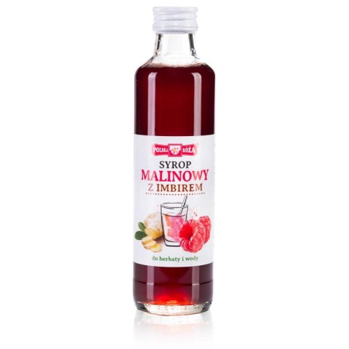 Syrop malinowy z imbirem 315g - Polska Róża-734