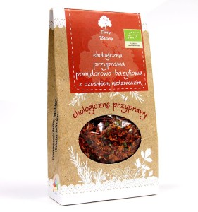 Przyprawa pomidorowo – bazyliowa z czosnkiem niedźwiedzim BIO 40g – Dary Natury